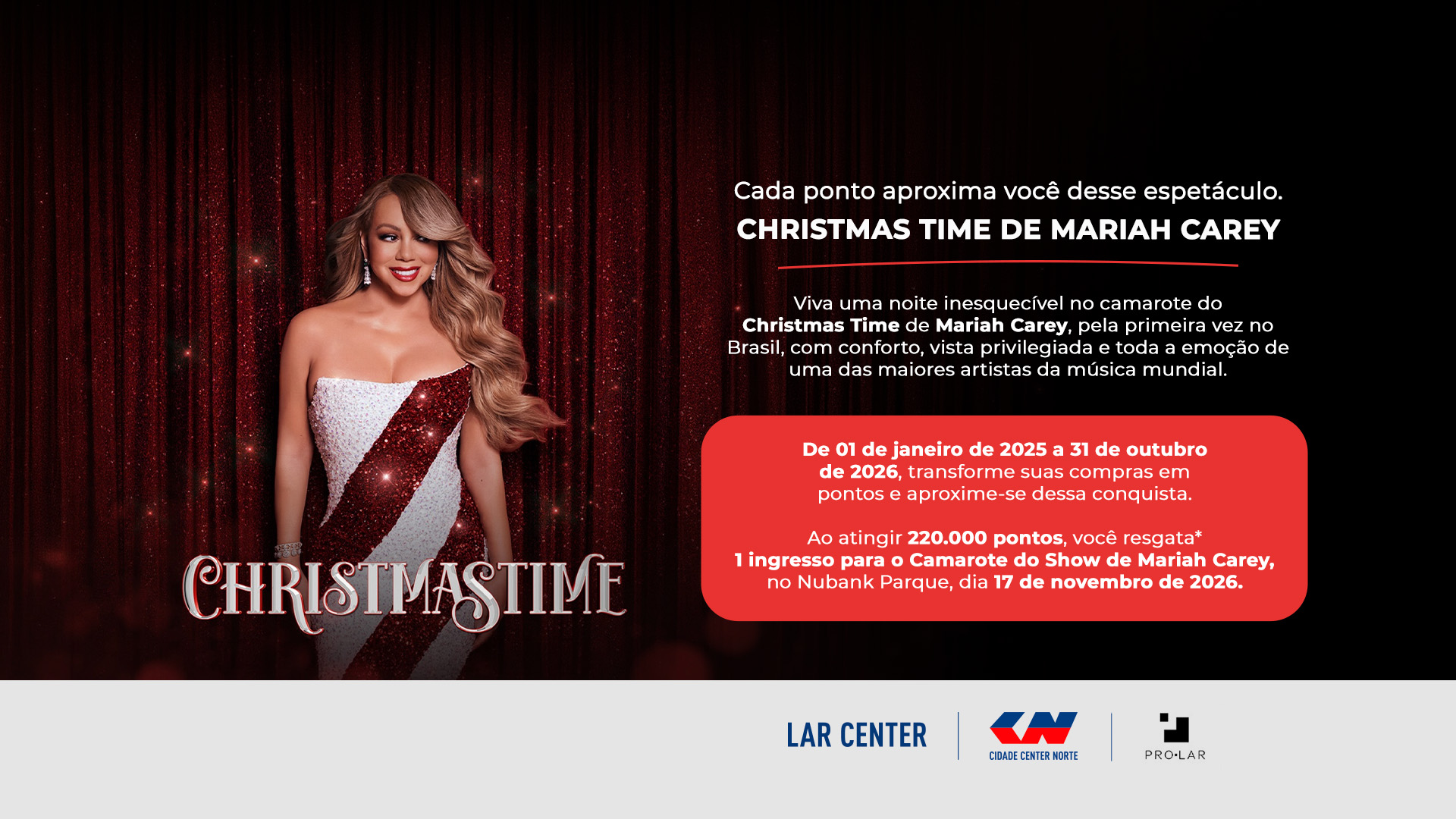 EXPERIÊNCIA CAMAROTE SHOW MARIAH CAREY